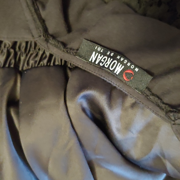 MORGAN DE TOI Y2K black bubble prom dress sz 38 - Picture 6 of 9